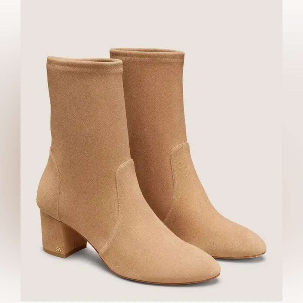Stuart Weitzman Ariana Sock Booties Size 8.5
